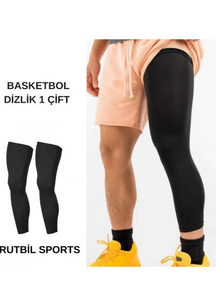 Asketbol Dizliği-Fitness Dizliği-Desdek Dizliği-Voleybol Dizliği 1 Çift Siyah