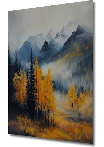 Dağ Manzarası Sonbahar Ahşap Mdf Dekoratif Ev/işyeri Duvar Tablo Dikdörtgen Ev/işyeri Duvar Tablo fiyatları