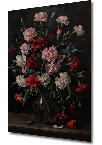 Karanfil Çiçekleri Dekoratif Ahşap Mdf Ev/işyeri Duvar Tablo Dikdörtgen Ev/işyeri Duvar Tablo fiyatları