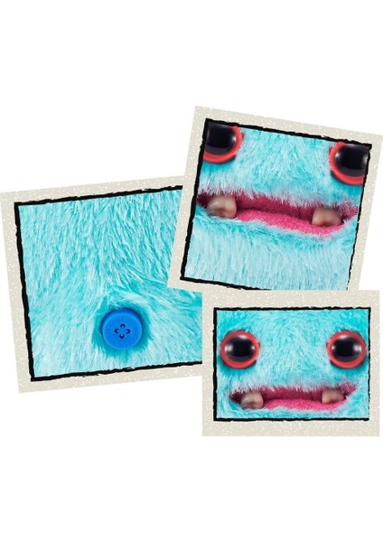 Mini Koleksiyonluk Zuru Fuggler Baby Fuggs Komik Çirkin Peluş Oyuncak Wide Eyed Weirdo Mavi 9cm modelleri