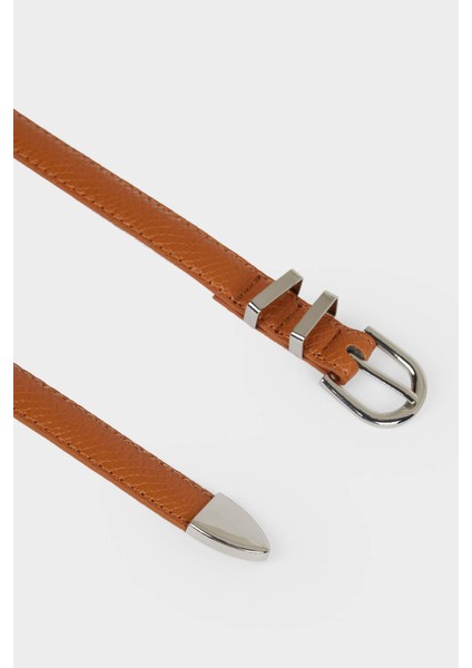 Kadın Oval Toka Suni Deri 2li Günlük KEMER F3361AXNS modelleri