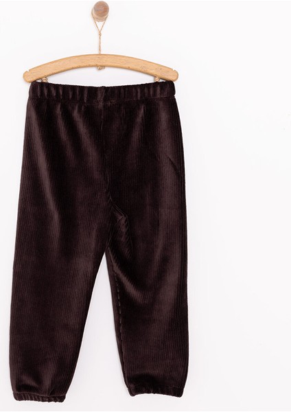 Erkek Bebek Basic Eşofman Alt Kadife Lastikli Paça Ekru fiyatları