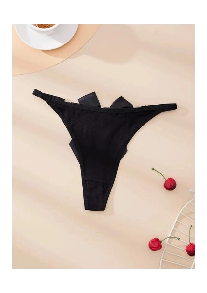 Büyük Beden Kadın 2'li Fiyonklu Halkalı Tanga CK270044-B modelleri