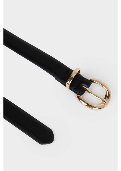 Kadın Oval Toka Suni Deri 2'li Günlük Kemer F3291AXNS fiyatları