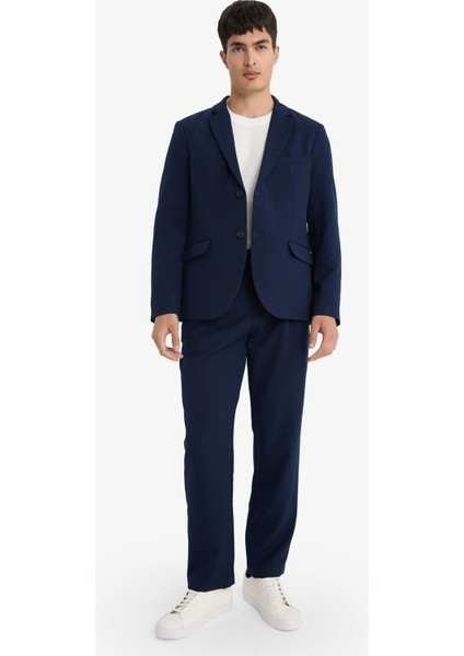 Slim Fit Dar Kesim Düğmeli Blazer Ceket F7575AX25AU fiyatları