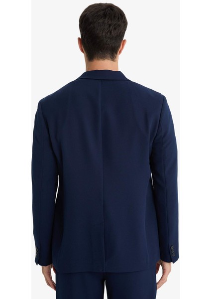 Slim Fit Dar Kesim Düğmeli Blazer Ceket F7575AX25AU