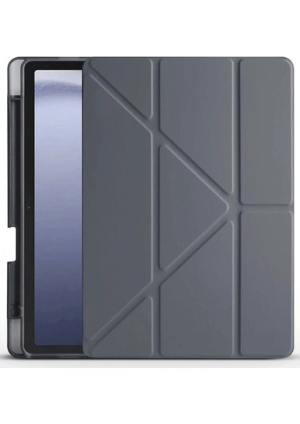 Xiaomi Redmi Pad Pro 12.1 Kılıf Kalemlikli Mars Tablet Kılıfı - Koyu Gri