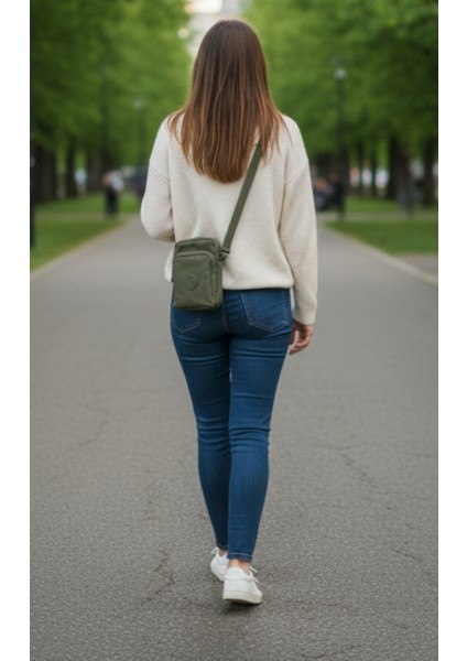 Kadın Krinkıl Ayarlanabilir Askılı Postacı Omuz Çantası