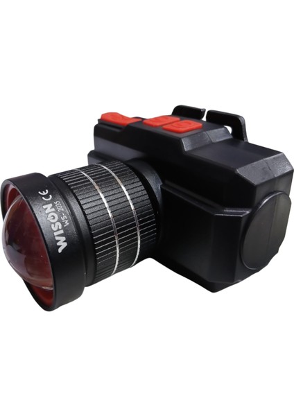 WS-2035 Profesyonel Kafa Lambası | 15W – 1500 Lümen – Zoomlu – Type-C Şarj – 3200 Mah Batarya fiyatları