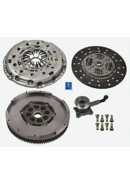 Mtxdpn Debriyaj Seti 4 Lu Kit Volan-Deb Seti -Rulman Ford Transit Custom 2.2tdci 125PS 6 Vites 11-14 Rulmanli