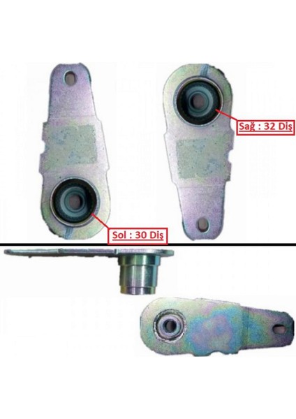 Mtxdpn Arka Dingil Kol Levye Takim Sağ:32 Diş-Sol 30 Diş 306-XSARA-309-ZX