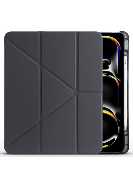 iPad Pro 13 2025 M5 Kılıf Zore Tri Folding Kalem Bölmeli Standlı Kılıf - Lila fırsatları