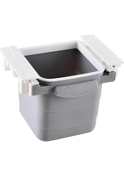 Mini Masa Çöp Kovası Plastik Tezgah Altı Geri Çekilebilir Yapışkanlı Görünmez Bölme Pratik fiyatları