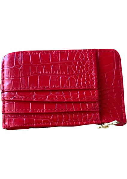 Kadın Şık Tasarım Kartlık - Kırmız fiyatları