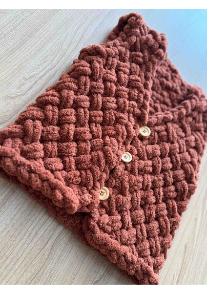 Puffy El Örgüsü Yelek modelleri