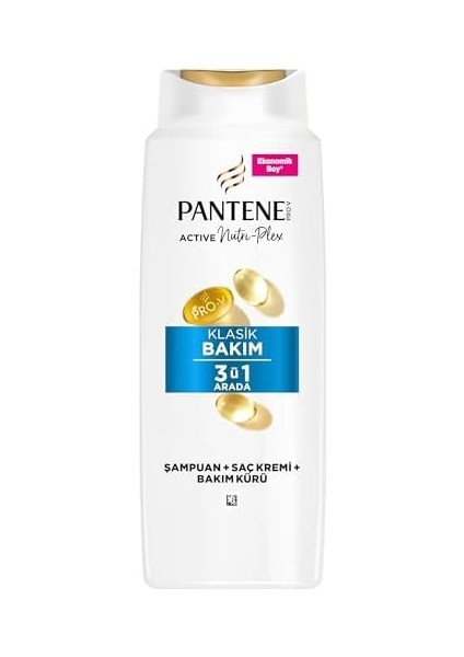 Pantene Temel Bakım 3'ü 1 Arada Şampuan 625 ml