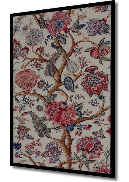 Dekoratif Ahşap Dikdörtgen Tablo Çiçekli Ağaçlar Çerçeve Görünümlü fiyatları