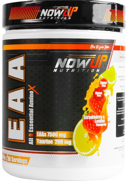 Nowup Nutrıtıon Eaa 360 gr – Esansiyel Amino Asit Tozu, Kas Gelişimi, Dayanıklılık ve Antrenman Performansı Için – Çilek & Limon Aromalı - 30 Servis modelleri