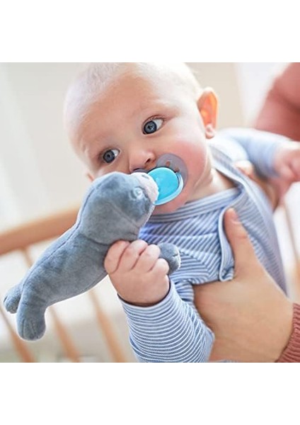 Philips Avent Snuggle Giraffe SCF348/11, Kuscheltier Mit Schnuller Ultra Soft, Perfektes Geschenk Für Neugeborene Und Babys, Schnullertier