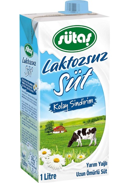 Sütaş Laktozsuz Süt 1 Lt fiyatları