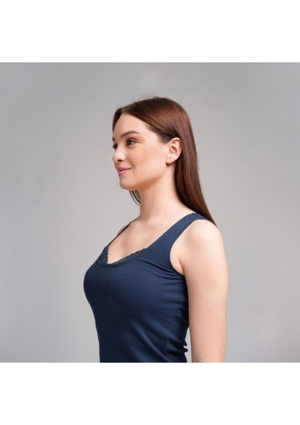 Ribbed Luxe U-Neck Tank Top indirimleri