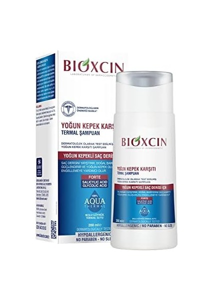 Bioxcin Aqua-Thermal Yoğun Kepek Karşıtı Termal Şampuan (1 x 200 Ml)