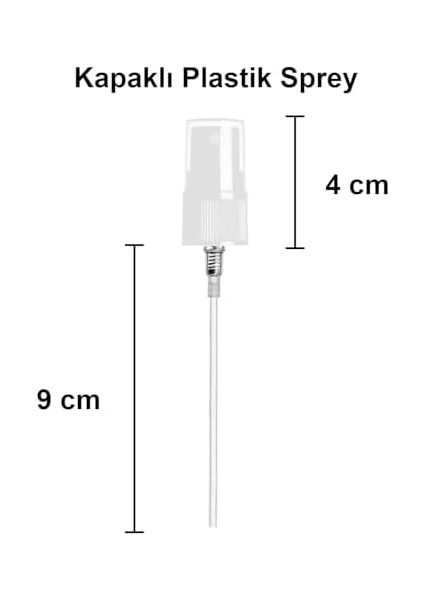 Afracam 50 ml Beyaz Spreyli Amber Cam Şişe 50 cc Sızdırmaz Kapaklı Fısfıs Kahverengi Cam Şişe 6 Adet