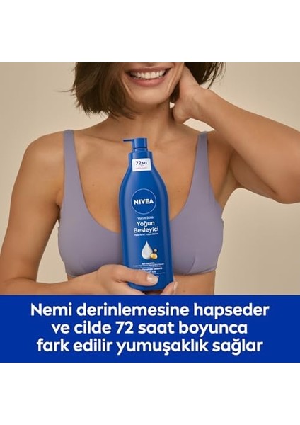 Nıvea Besleyici Vücut Sütü 400ML, Kuru Ciltler, 48 Saat Nemlendirici, E Vitamini, Badem Yağı, X2 Adet fiyatları
