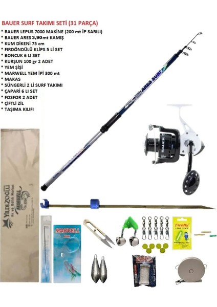 Surf Takımı Seti (31 Parça)