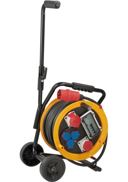 Brobusta Cee 2 Fı IP44 Sanayi/şantiye Kablo Makarası, Arabalı, 30 M H07RN-F 5g4,0