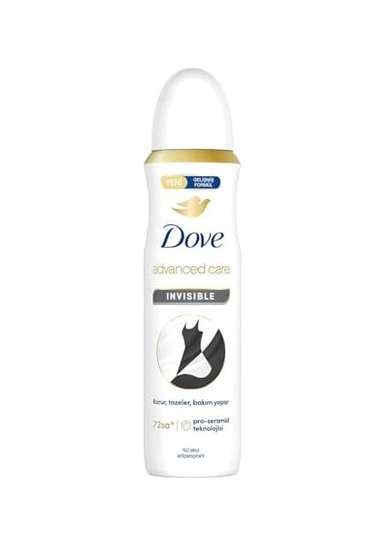Dove Invisible Dry Deodorant 150 ml modelleri