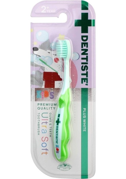 Dentıste' Kids Gum Çocuk Diş Fırçası Yeşil-Turkuaz