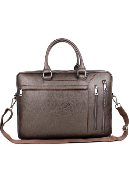 Erkek Kahverengi 15 & 16 Inç Evrak ve Laptop Çantası