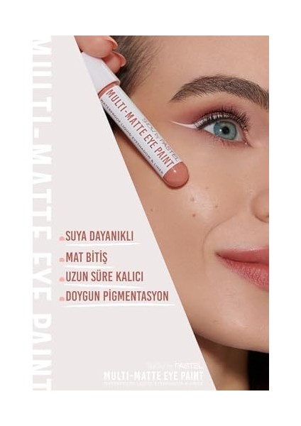 Show By Pastel Multi-Matte Eye Paint Waterproof Eyeshadow&liner, 82 Vibing modelleri
