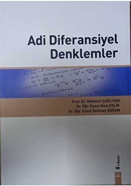 Adi Diferansiyel Denklemler fiyatları