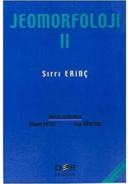 Jeomorfoloji Cilt 2-Sırrı Erinç fiyatları