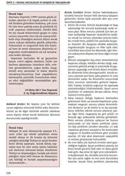 Ruh Sağlığı ve Hastalıkları Psikiyatri Hemşireliği - Olcay Çam