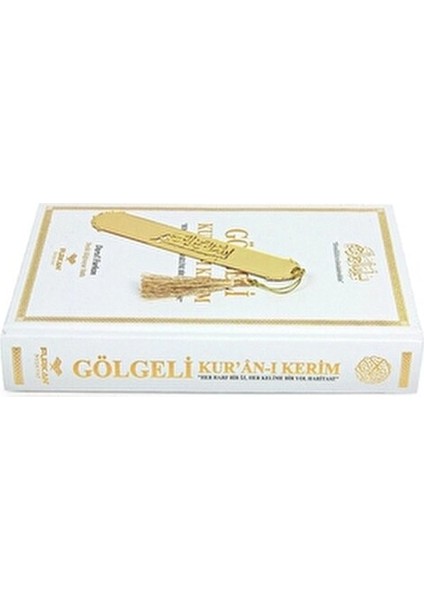 Beyaz Orta Boy Gölgeli Kur'an-ı Kerim 616 Sayfa Arapça İçerik ile modelleri