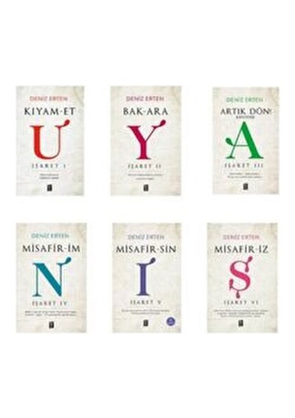 Deniz Erten İşaret Serisi Seti 6 Kitap Takım Türkçe Eğitim İçeriği fiyatları