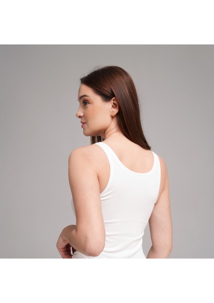 Classic Cotton U-Neck Ribbed Tank fırsatları
