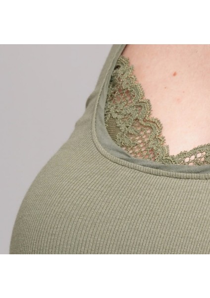 Ribbed Luxe U-Neck Tank Top indirimleri