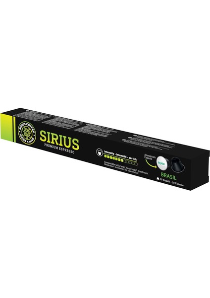 Sirius Nespresso Uyumlu Single Origin Kapsül Kahve Brasil-7
