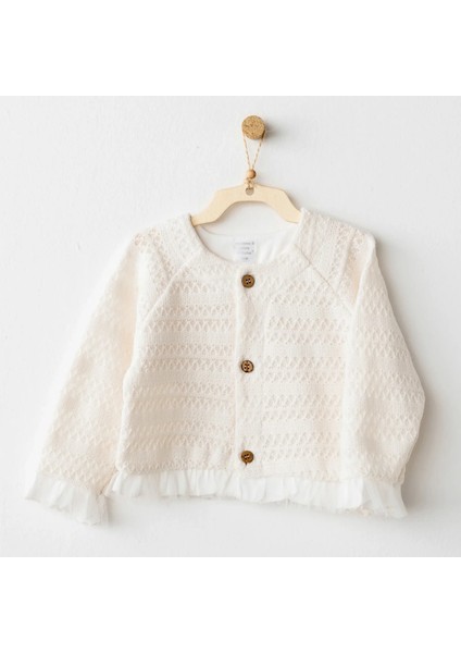 Andywawa AC26137 Wawa Exclusive Ceket Ekru