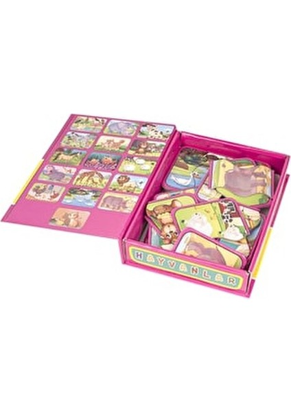 Eğitici Tamamlama Kartları Hayvanlar 3-5 Yaş Anonim Yazar ile Eğlenceli Öğrenme modelleri