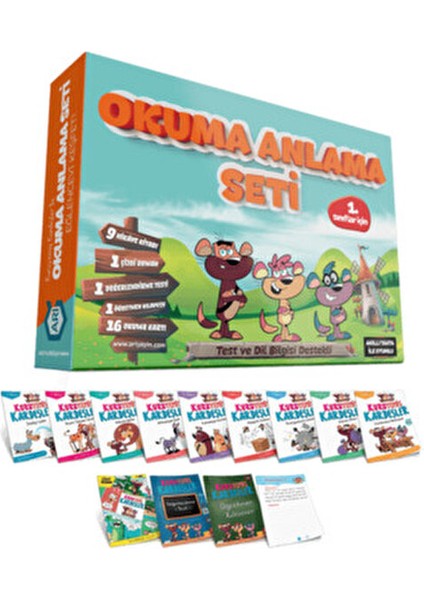 Kuruyemiş Kardeşler Okuma Anlama Seti 10 Kitap 6-8 Yaş İçin Kolektif fiyatları
