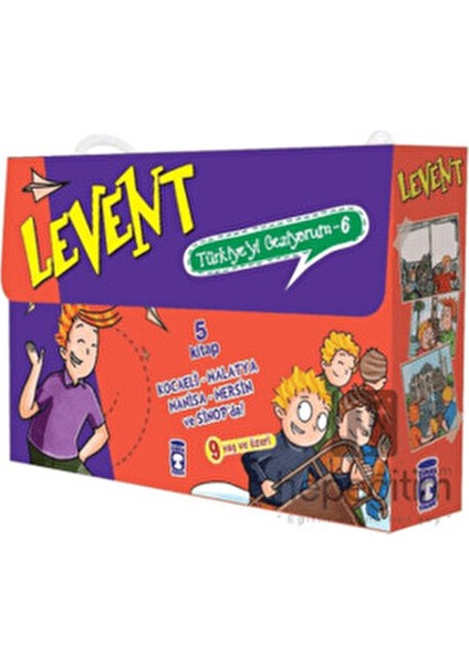Levent Türkiye'yi Geziyorum 5 Kitap Seti Eğlenceli Çocuk Öyküleri 430 Sayfa Türkçe modelleri