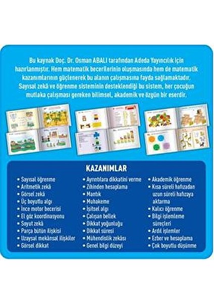Matematik Seti Aritmetik ve Sayısal Zeka Gelişimi İçin 9-12 Yaş Doç. Dr. Osman Abalı