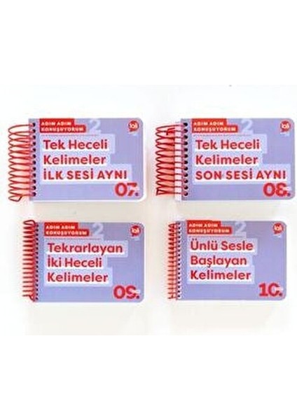 Adım Adım Konuşuyorum Terapi Seti 2 Öykü Tezel Bayraktaroğlu 7-10 Yaş Aralığı modelleri