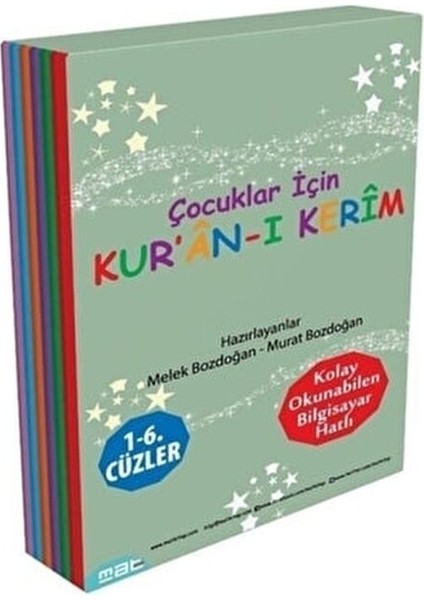 Mat Çocuklar İçin Kur'an-ı Kerim 1-6. Cüzler Melek Bozdoğan Eğitici Kitap 304 Sayfa fiyatları