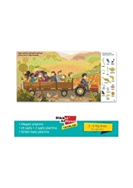 Sticker Eğlenceli Etkinliklerle Hikayeli Bulmaca 5'li Set 3-5 Yaş Ciltli